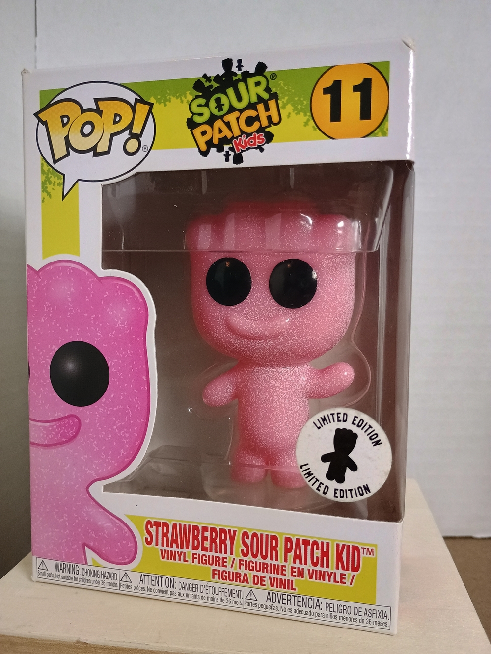 Funko Pop! Sour Patch Kids Strawberry Sour Patch Kid #11 Vinyl Figure Pink One